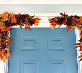 creative fall decoration for your front entry