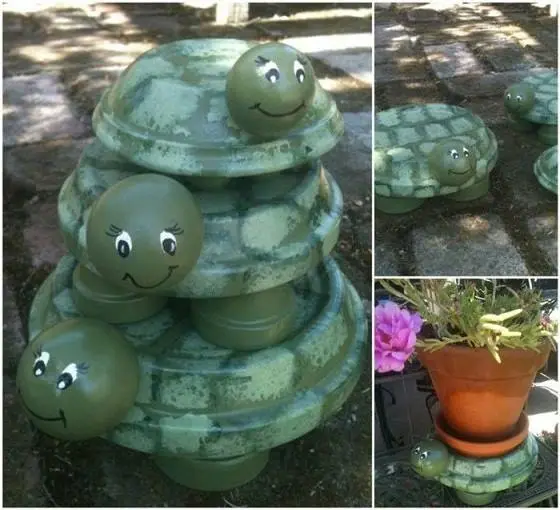 Terra Cotta Pot Turtles - Best Garden Ideas