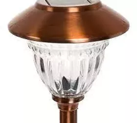 the best way to restore outdoor solar pathway lights, A copper Energizer solar light