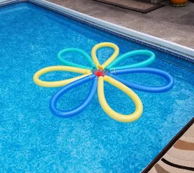 pool noodle flower float